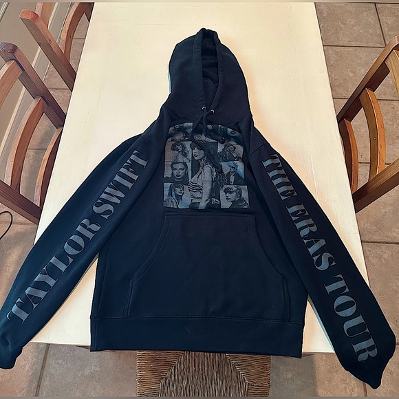 Taylor Swift Jackets & Blazers - ERAS TOUR Black Sweatshirt (Offical Tour Merch)! STADIUM EXCLUSIVE